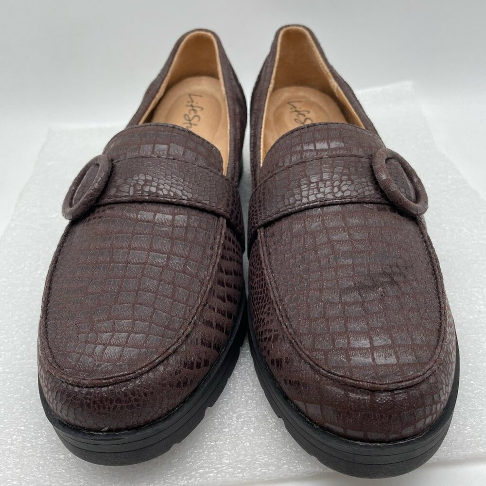 Life Stride Women's Lolly Loafer Brown size 9 brand new - Picture 2 of 9